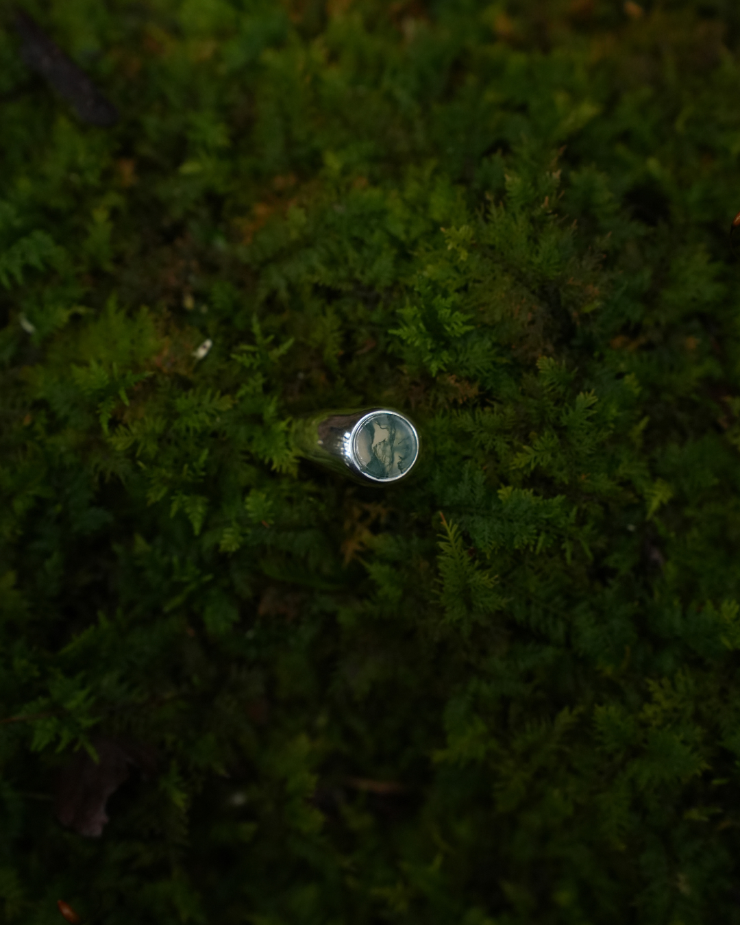 Moss Agate Ring【受注品】
