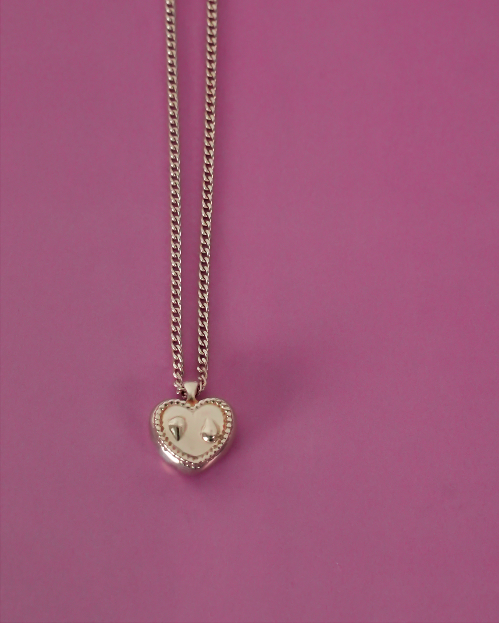 Heart & tears necklace【受注品】