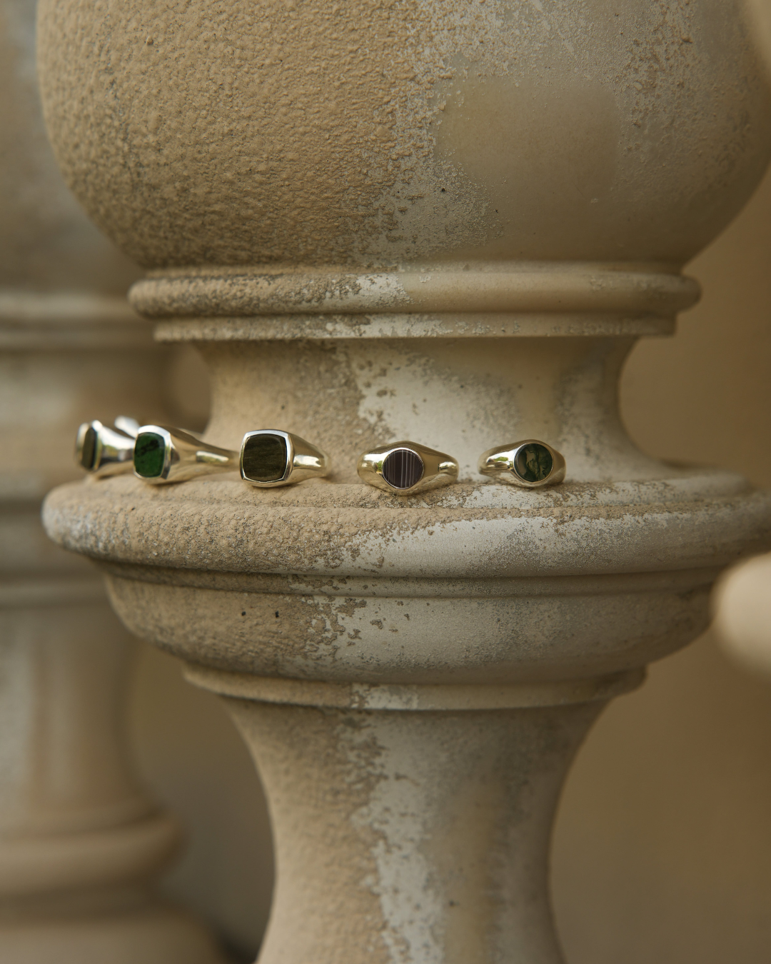 Moss Agate Ring【受注品】