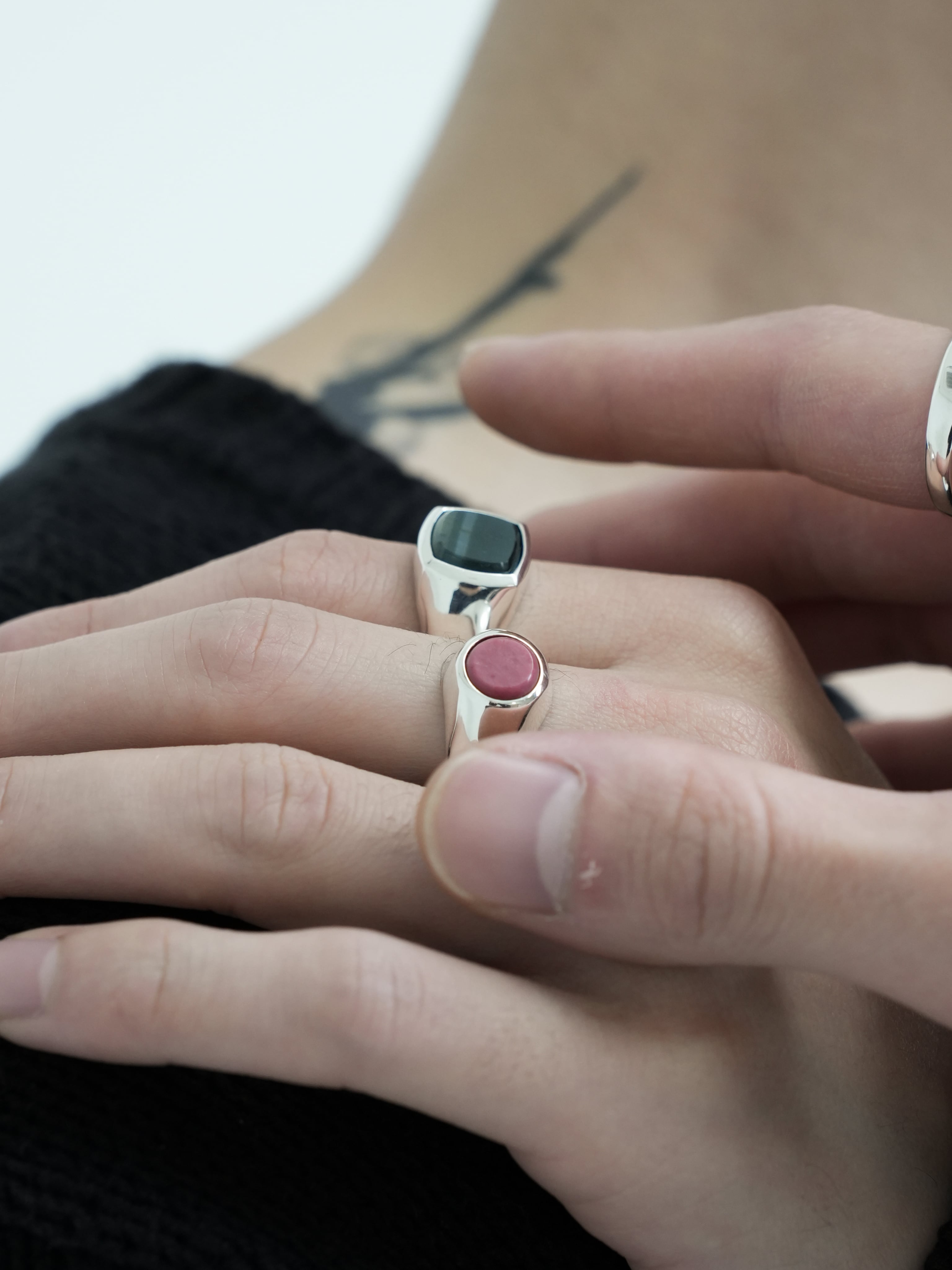 Blue Tiger Eye ring【受注品】