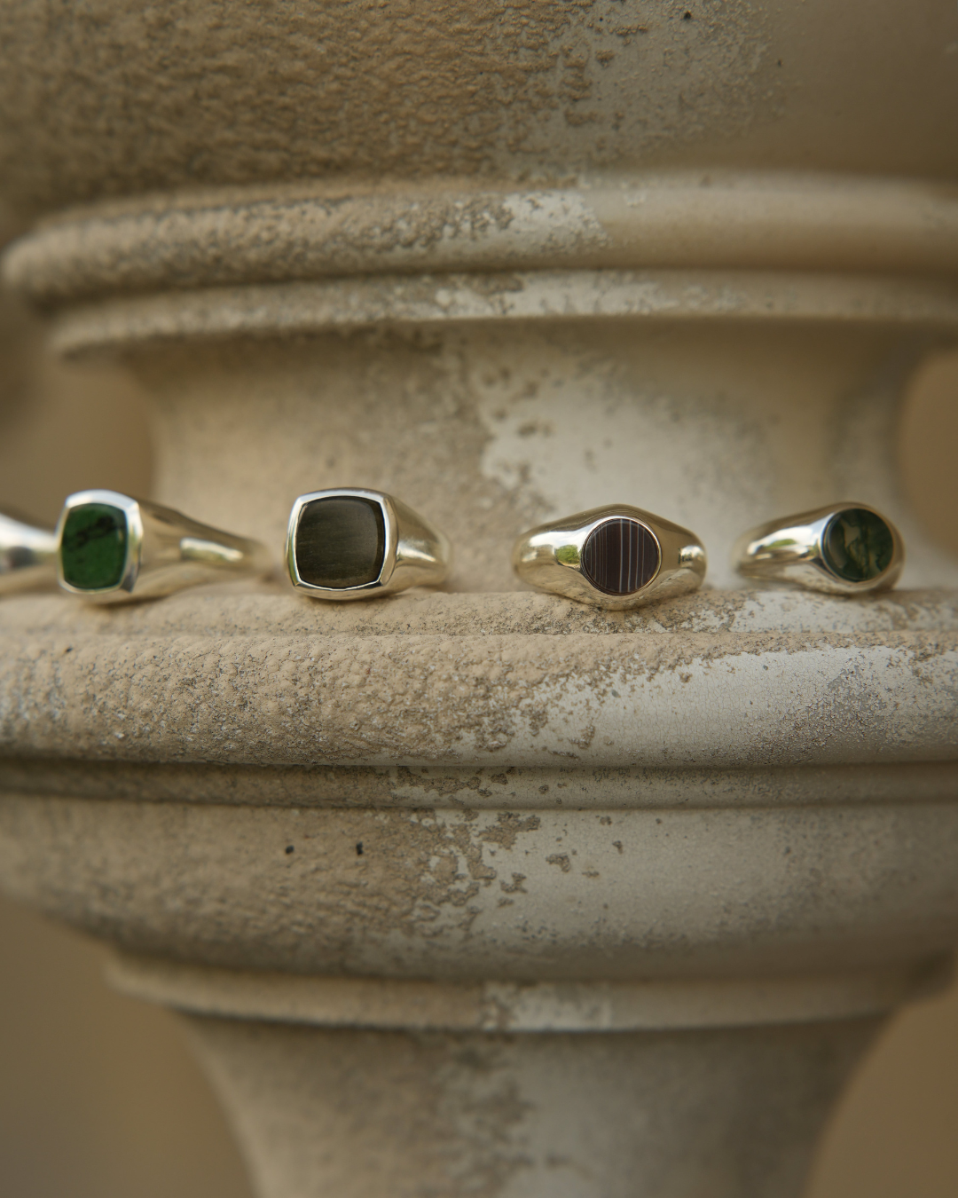 Moss Agate Ring【受注品】