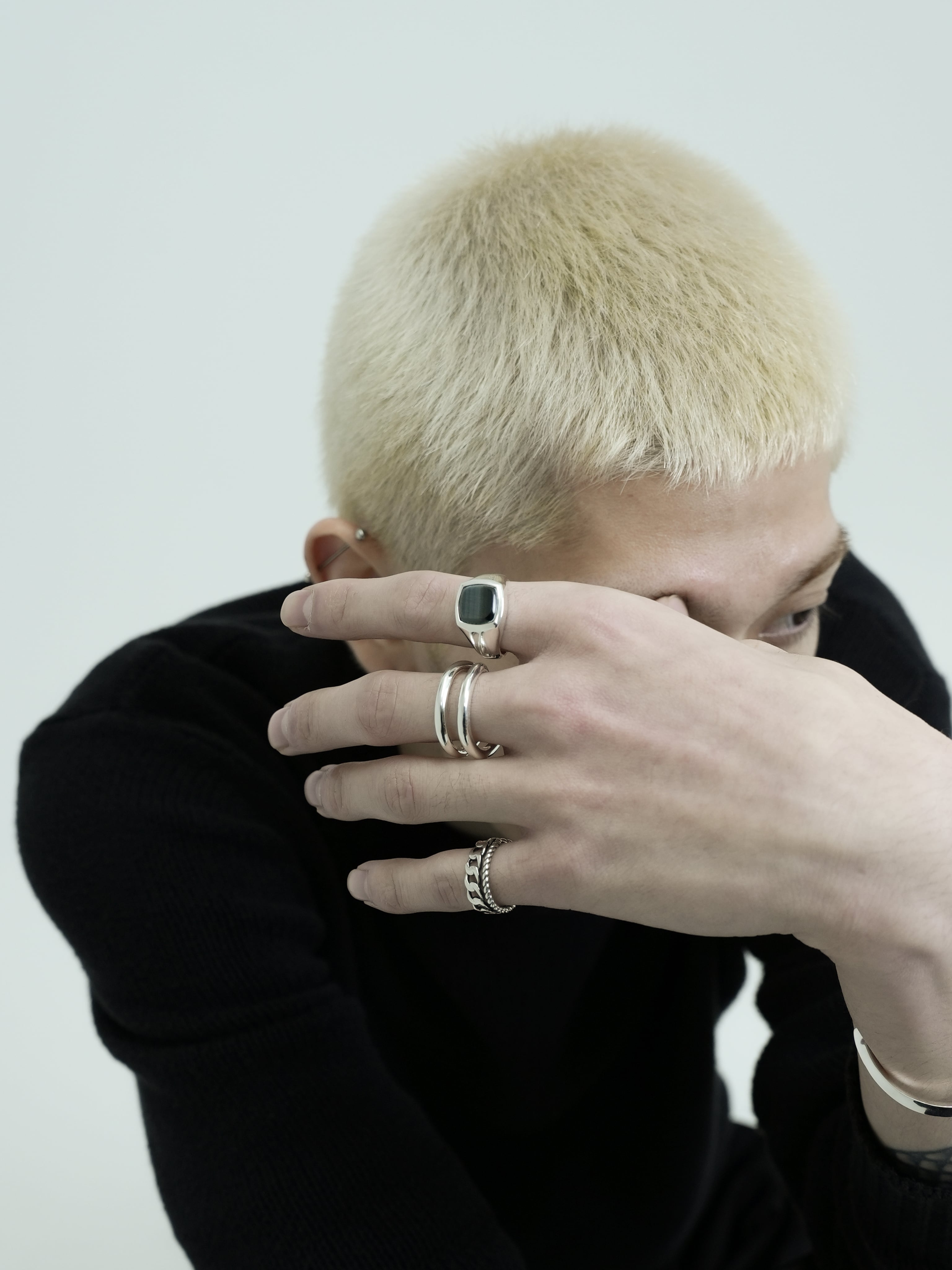 Blue Tiger Eye ring【受注品】