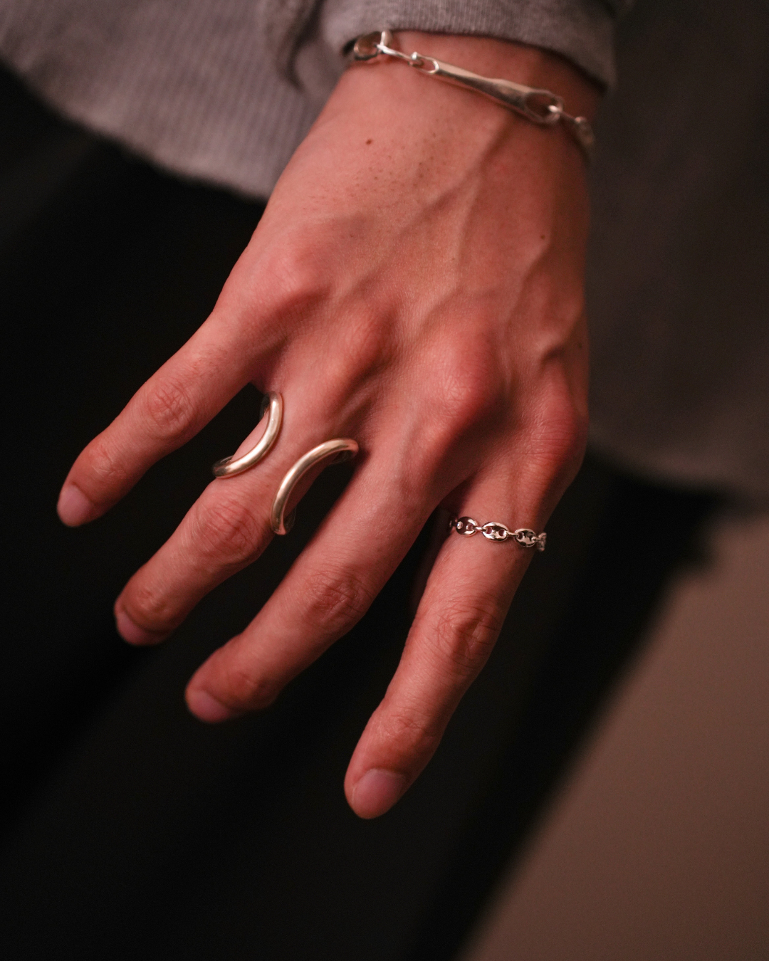 pig chain ring 【受注品】