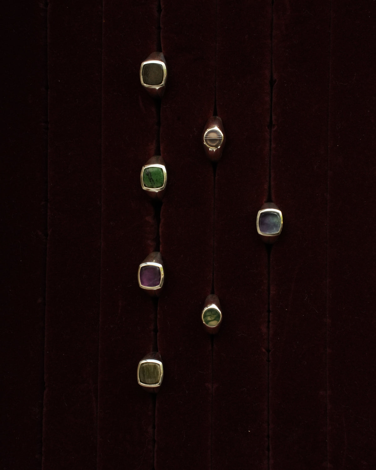 Moss Agate Ring【受注品】