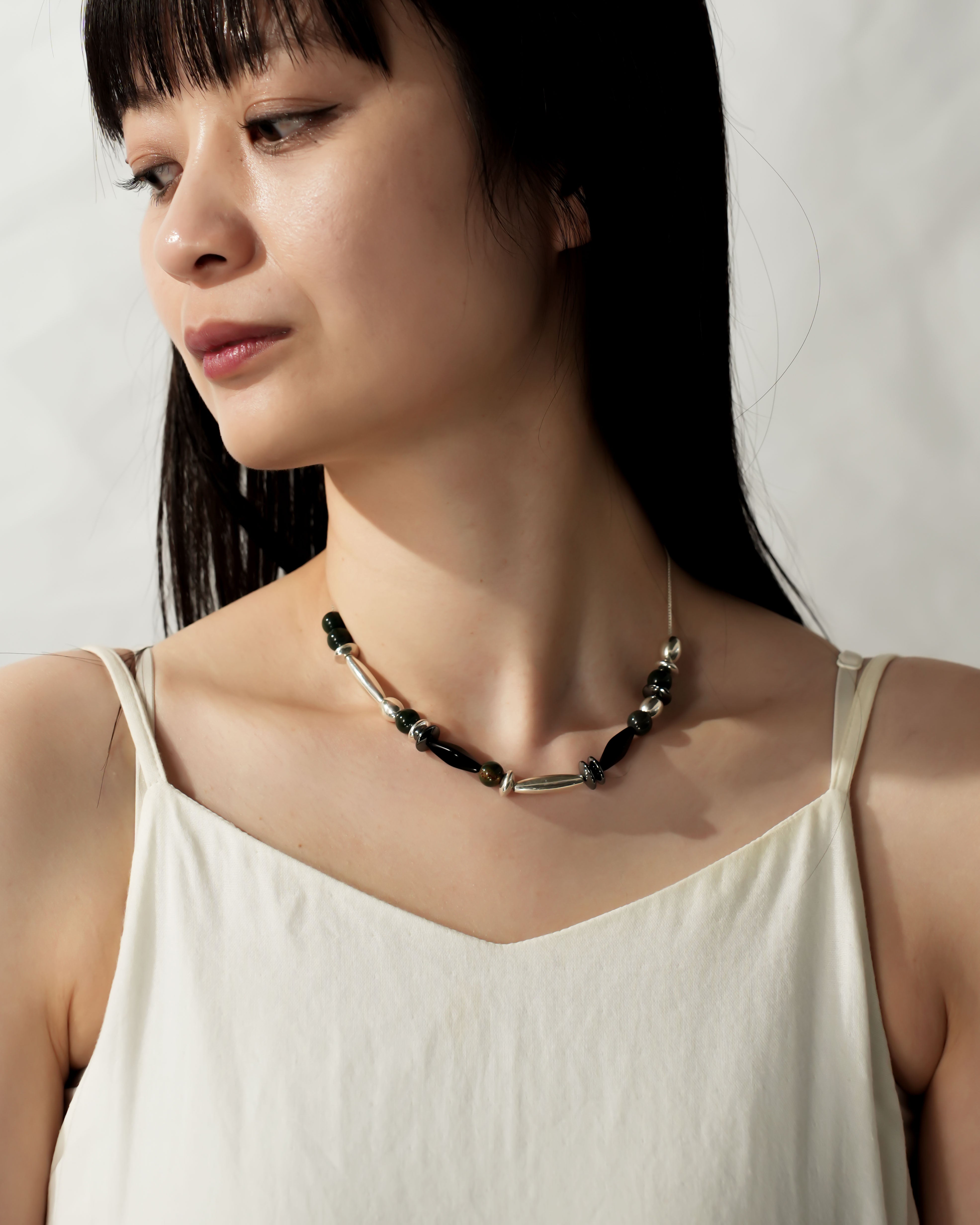 stone necklace 【受注品】