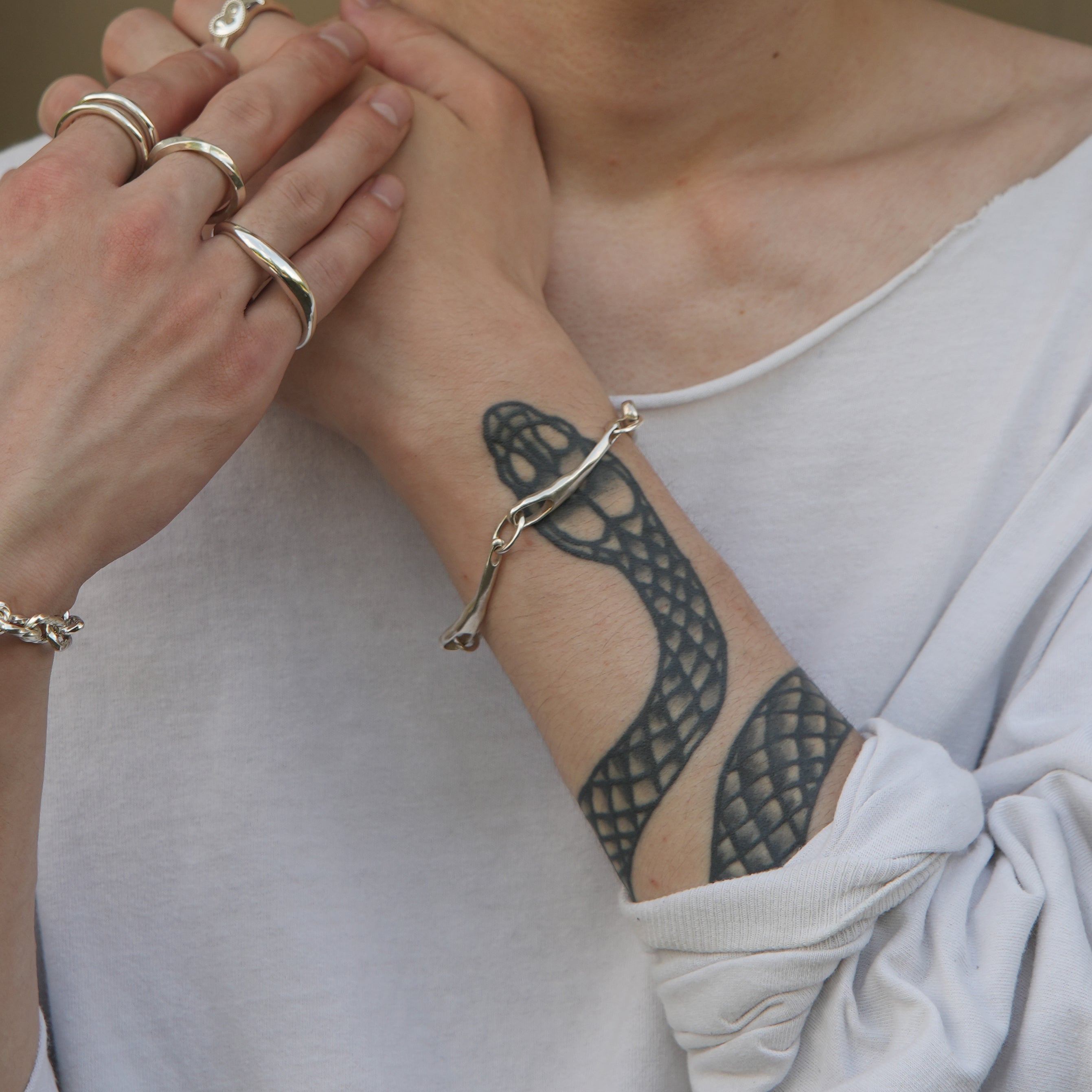 nuance bone bracelet【受注品】