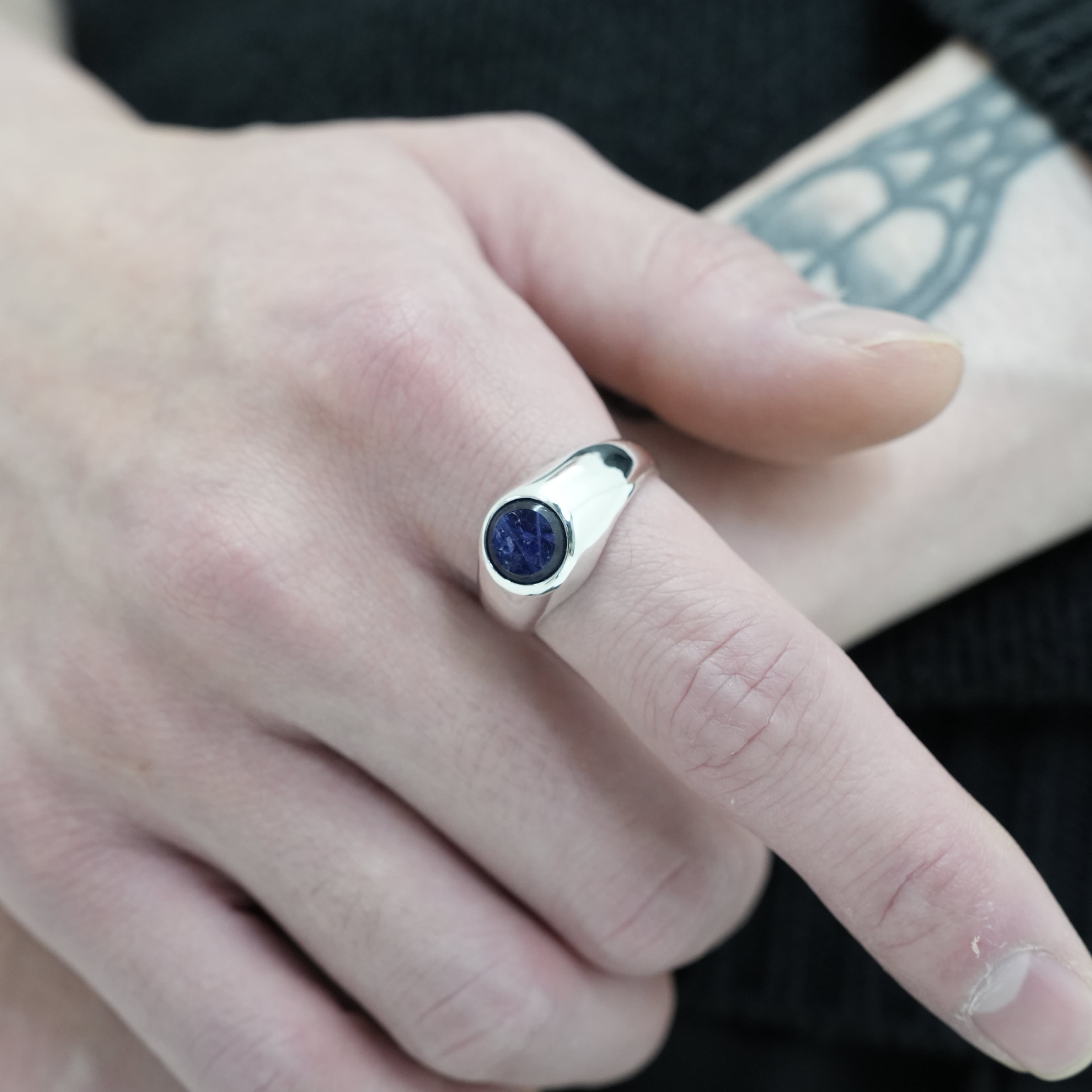 sodalite stone ring【受注品】