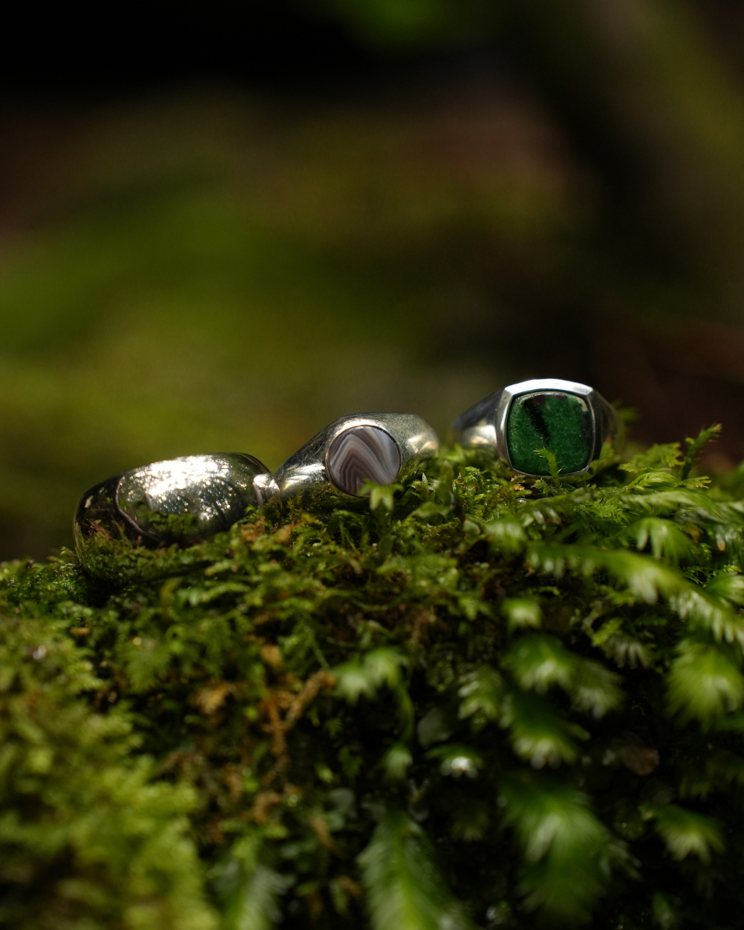 Botswana Agate ring【受注品】