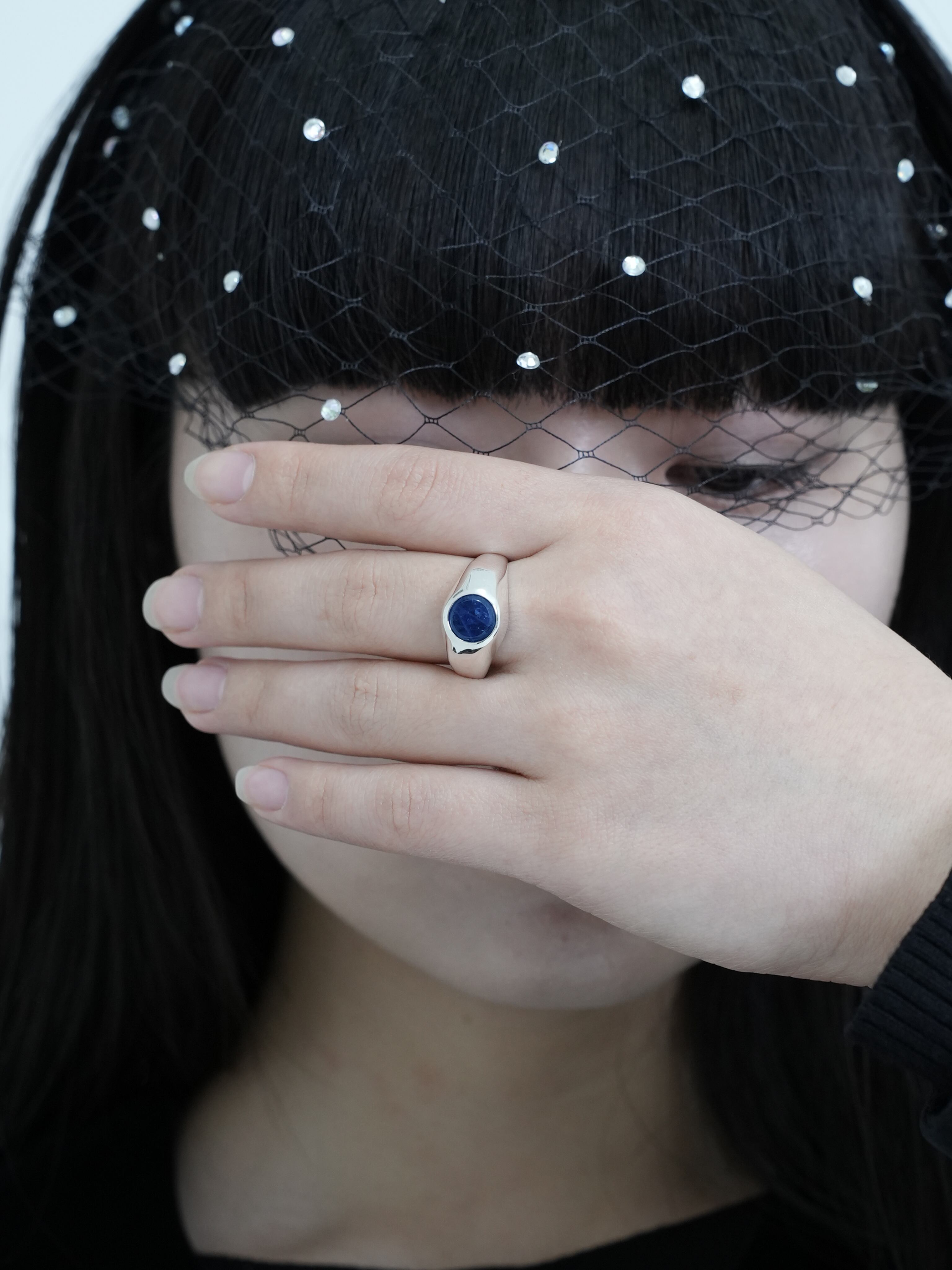 sodalite stone ring【受注品】