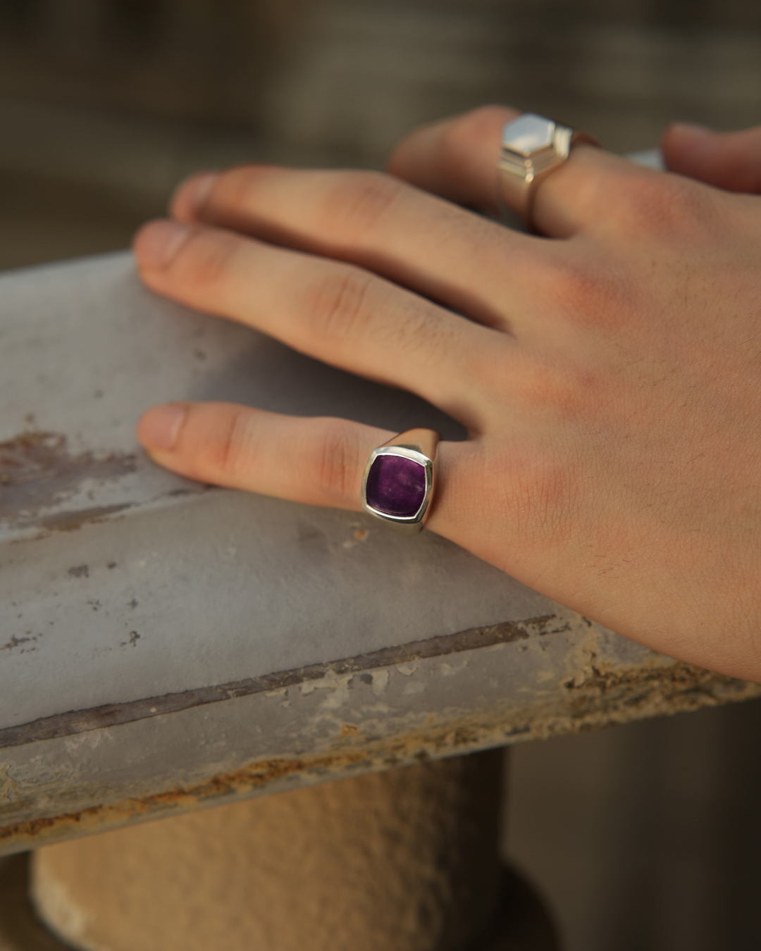 fluorite ring 【受注品】