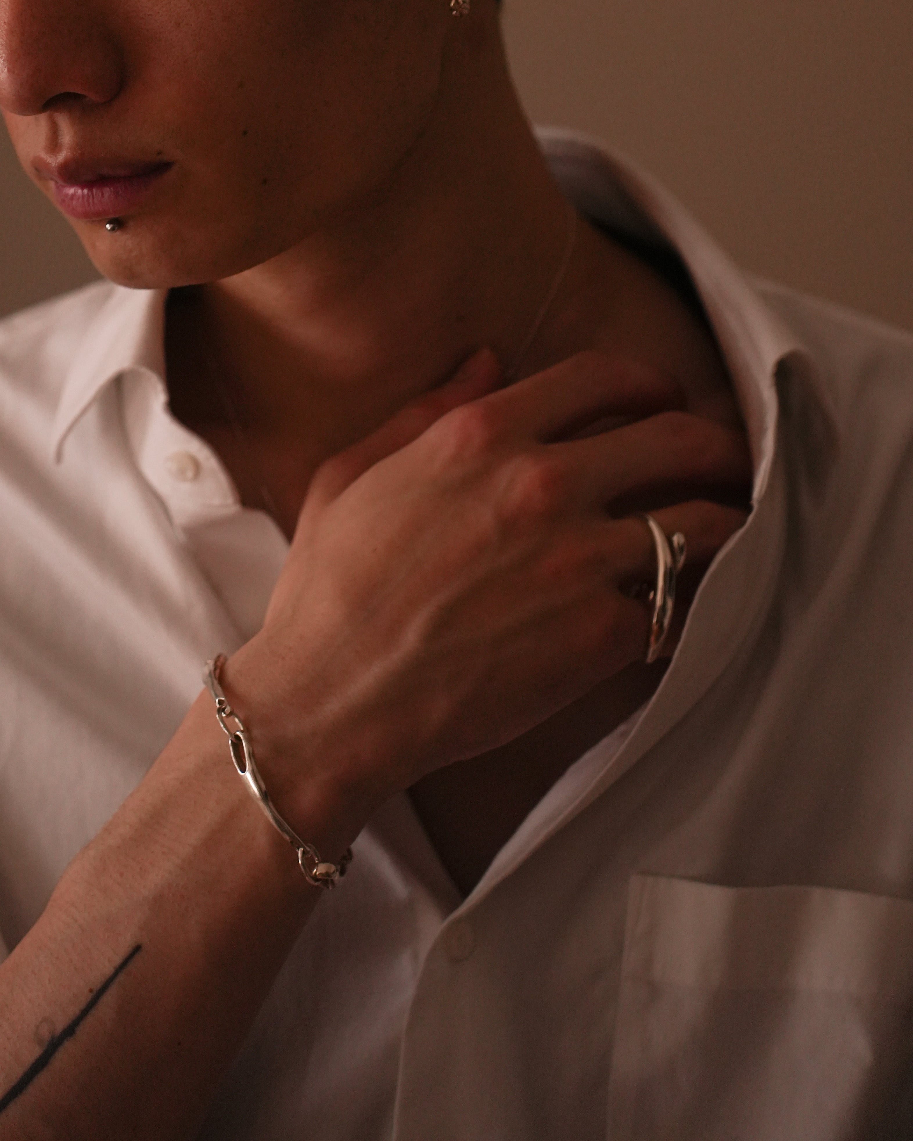 nuance bone bracelet【受注品】