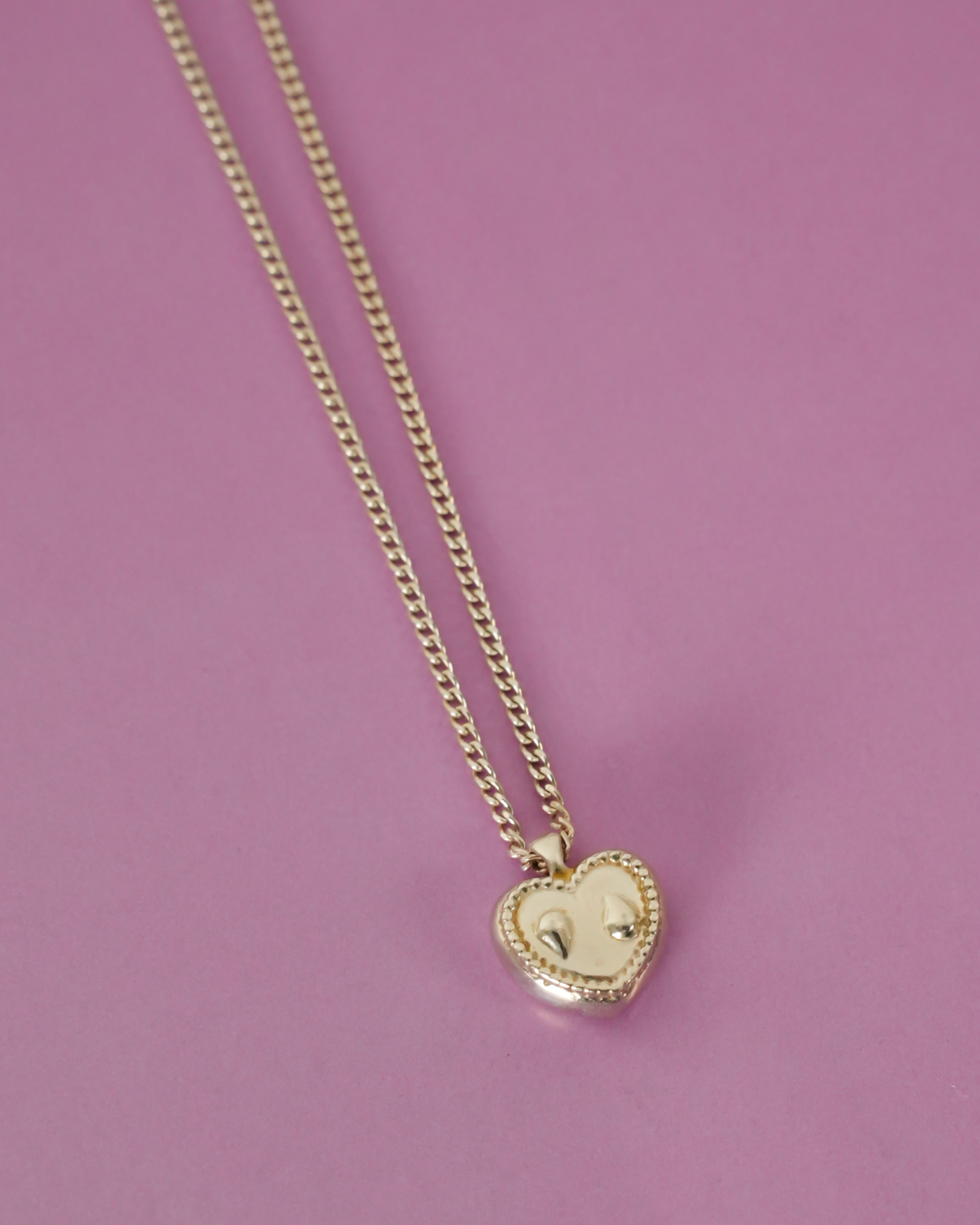 Heart & tears necklace【受注品】