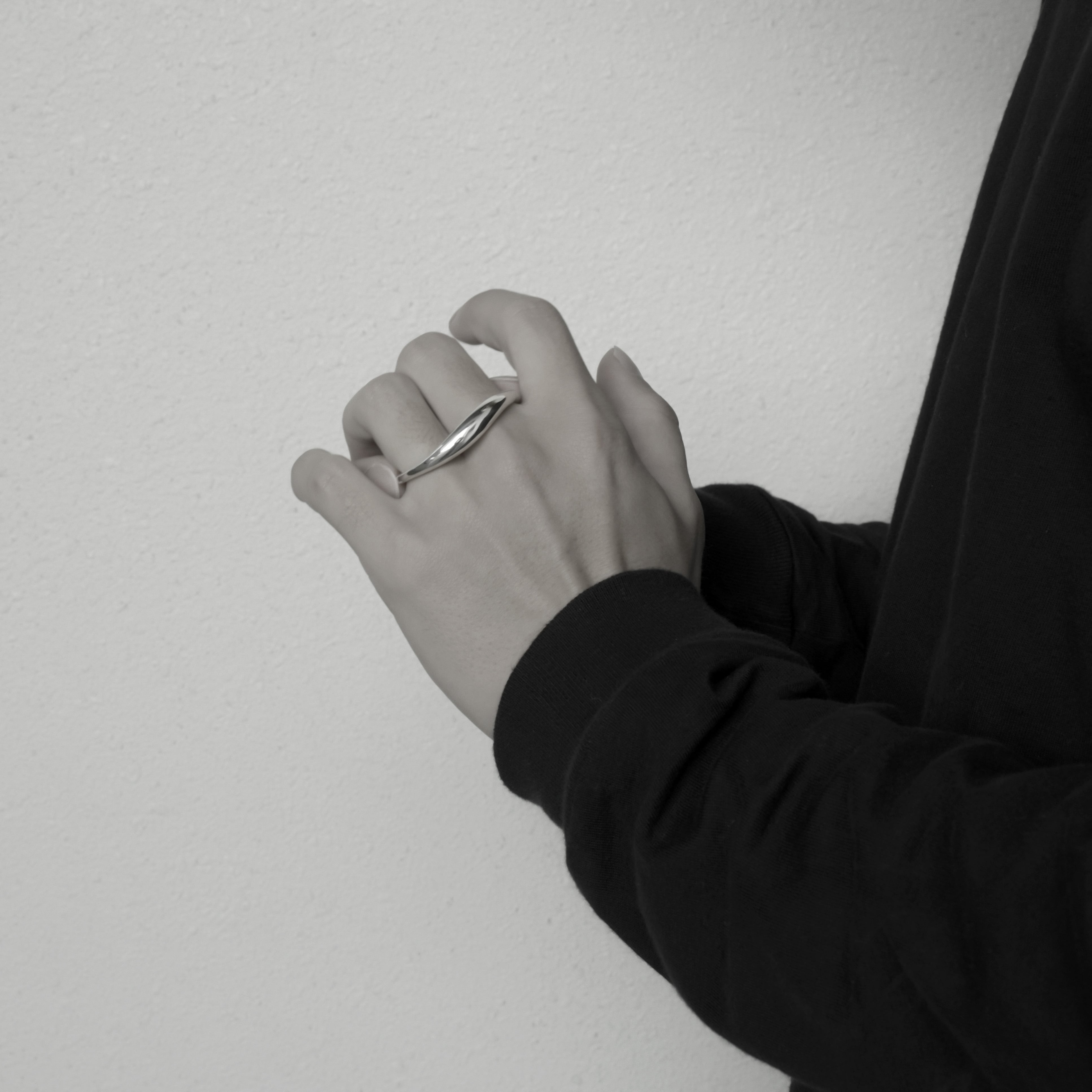 wave 2 finger ring【受注品】