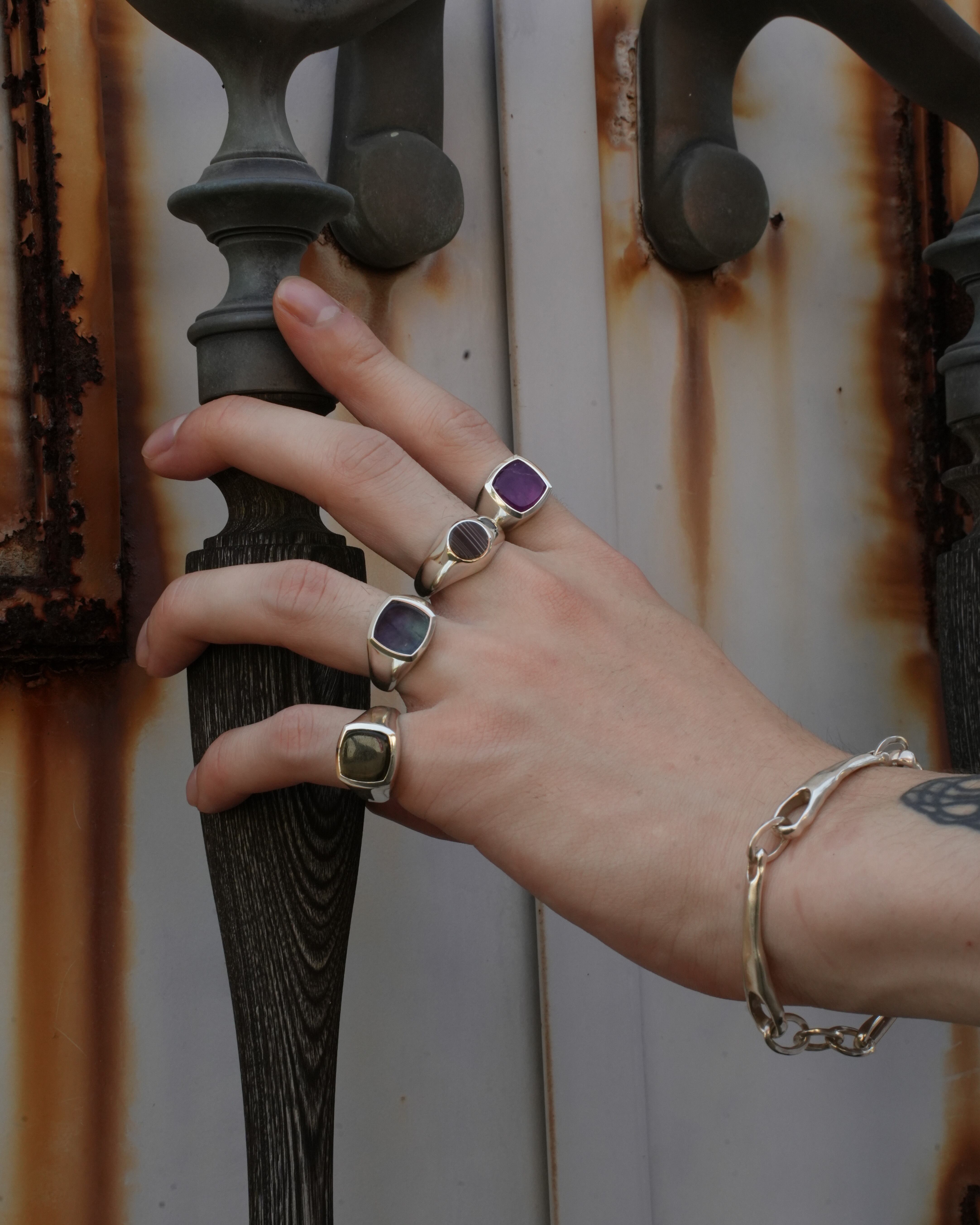 fluorite ring 【受注品】