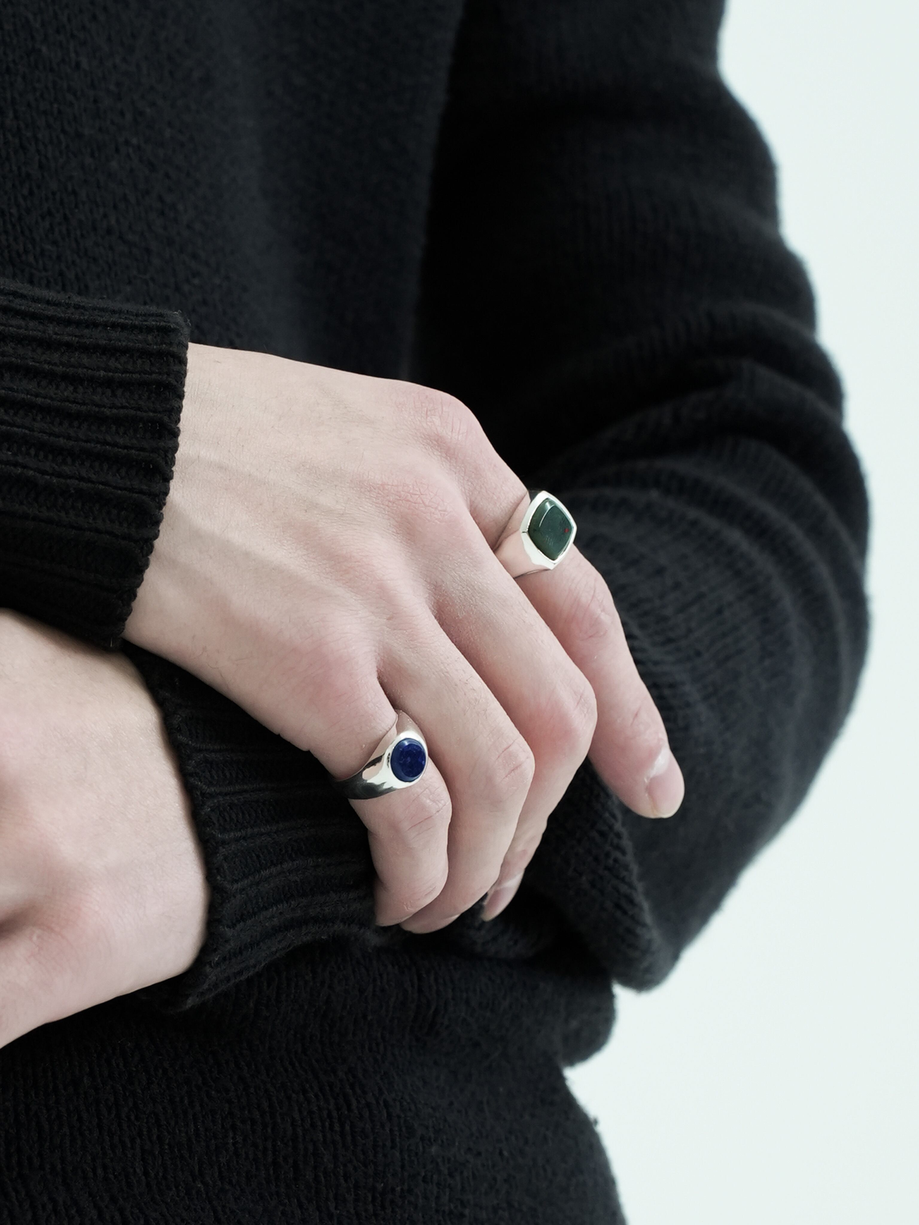 Blood stone ring【受注品】