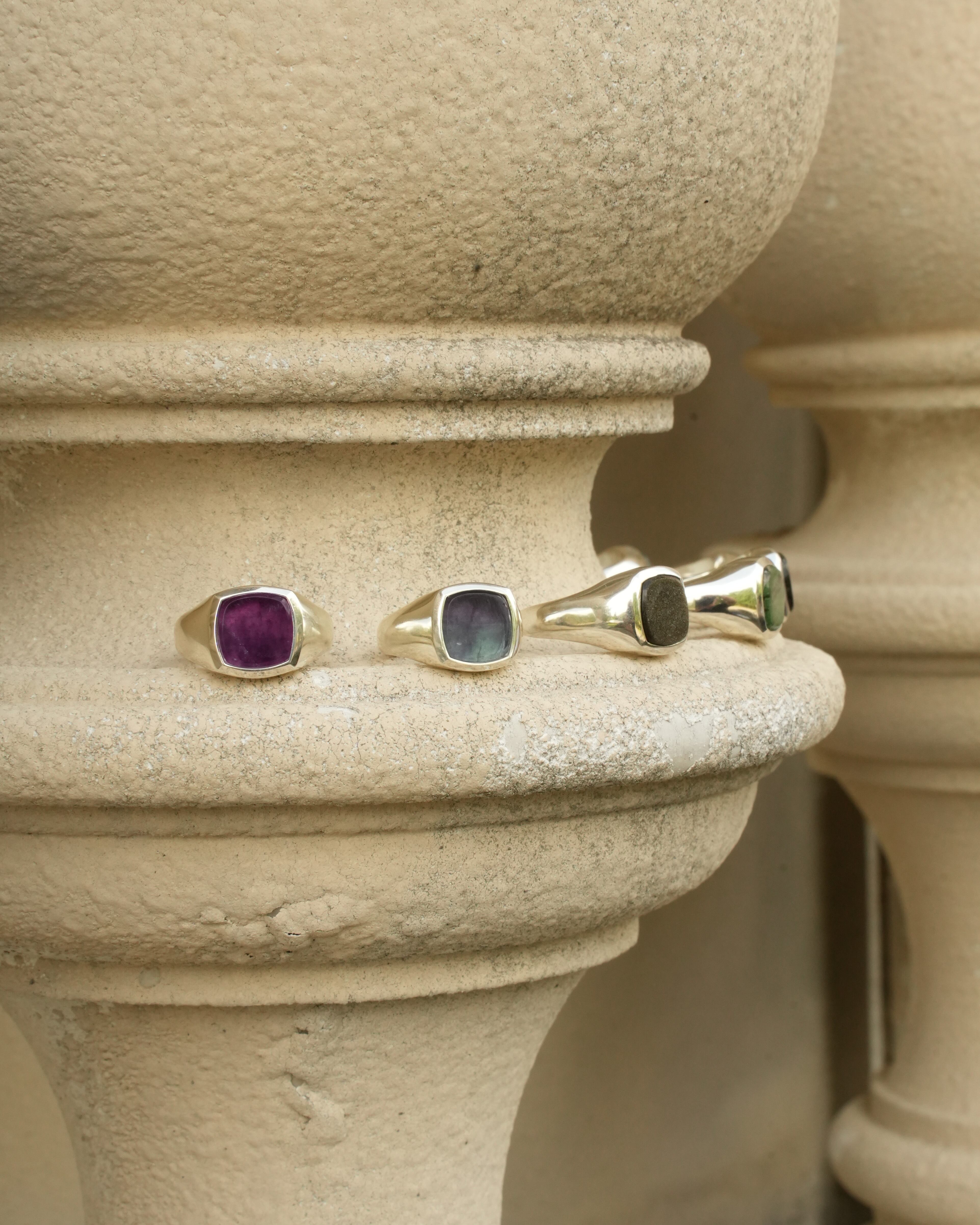 fluorite ring 【受注品】