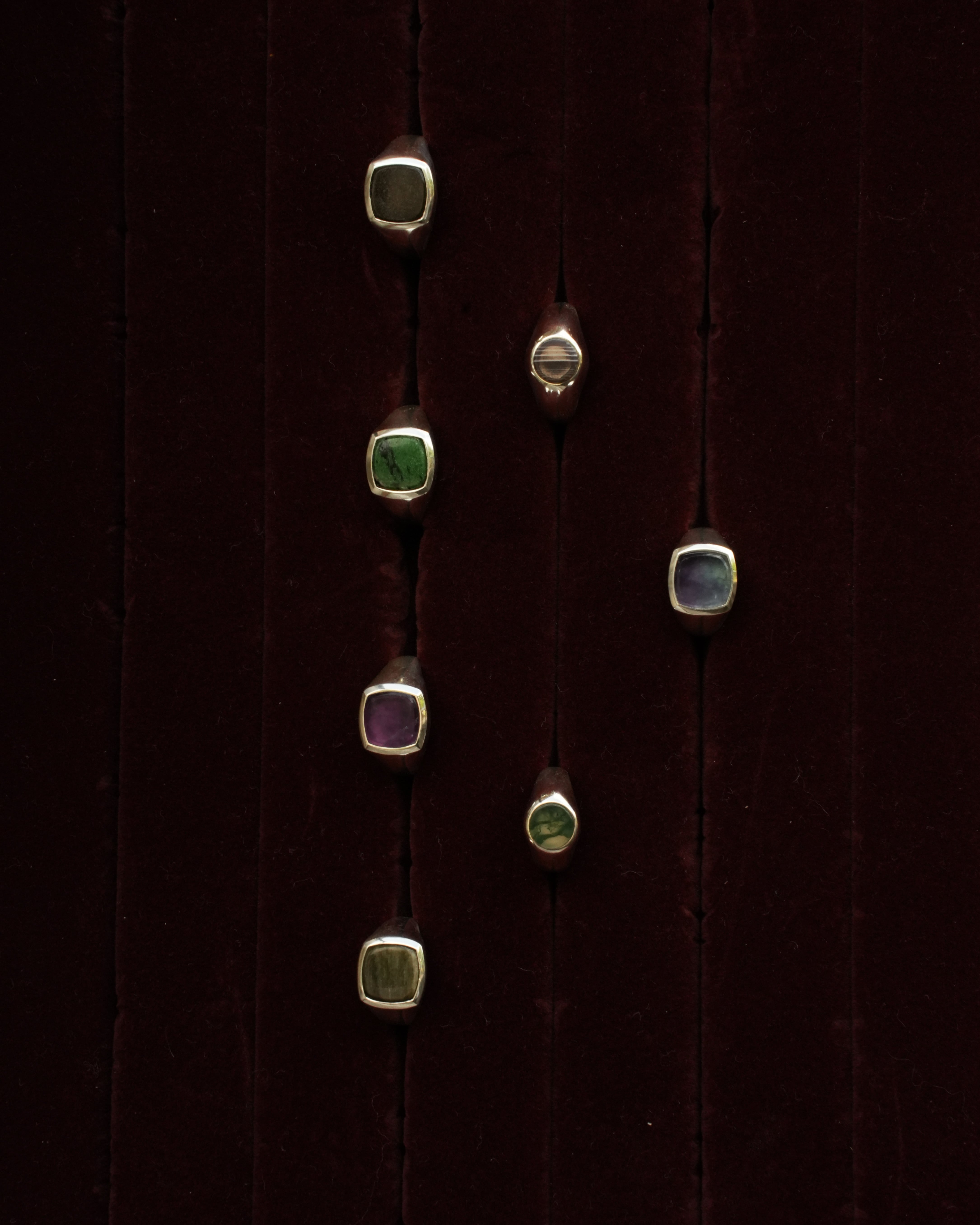 Moss Agate Ring【受注品】