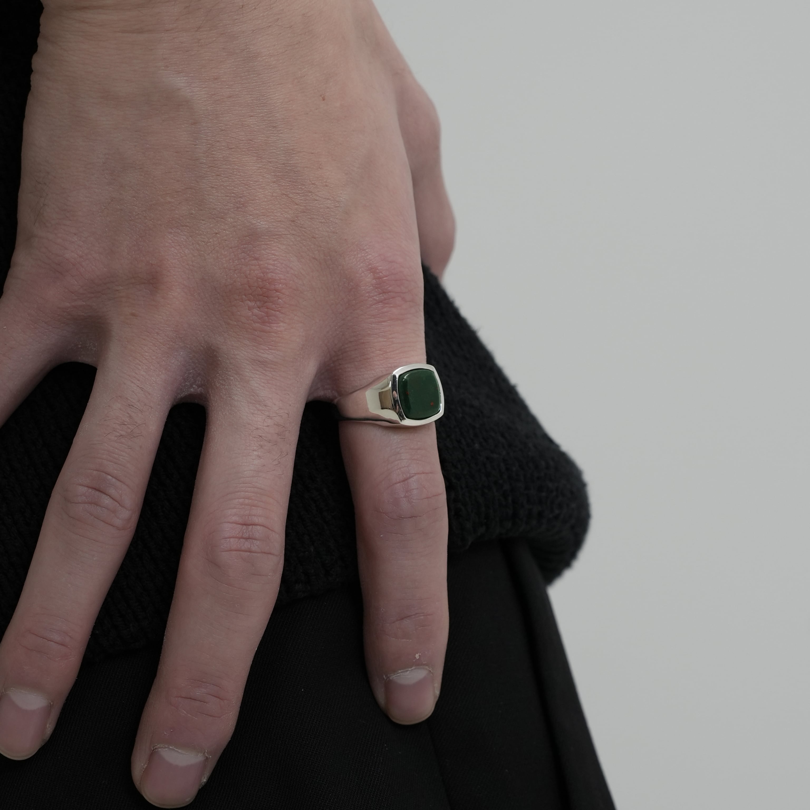 Blood stone ring【受注品】