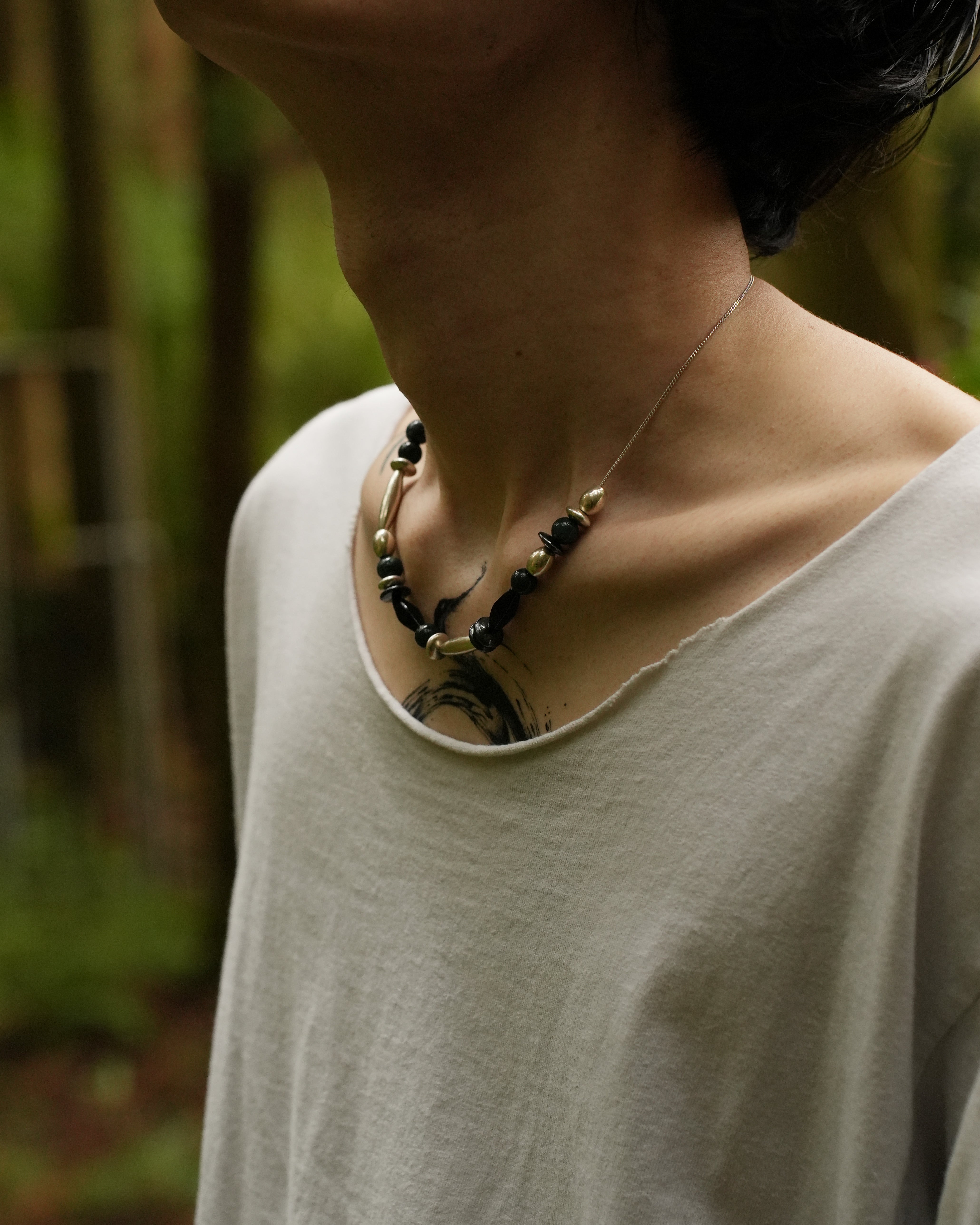 stone necklace 【受注品】