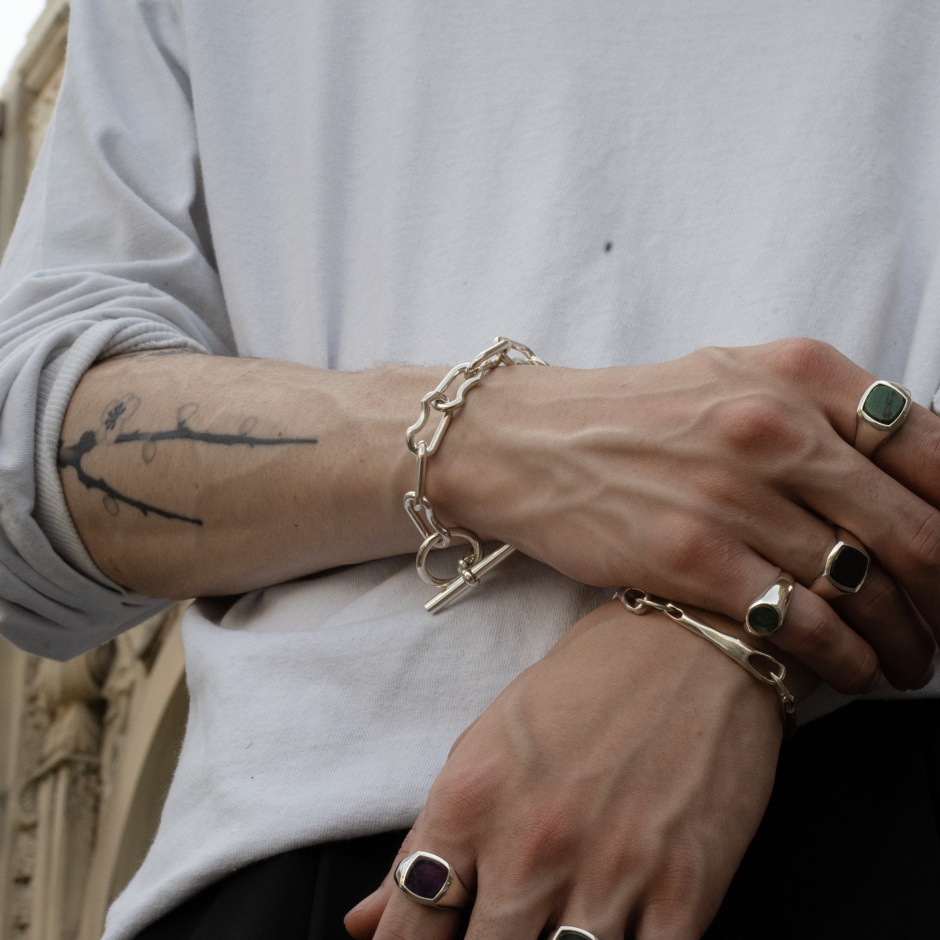 13 chain bracelet【受注品】