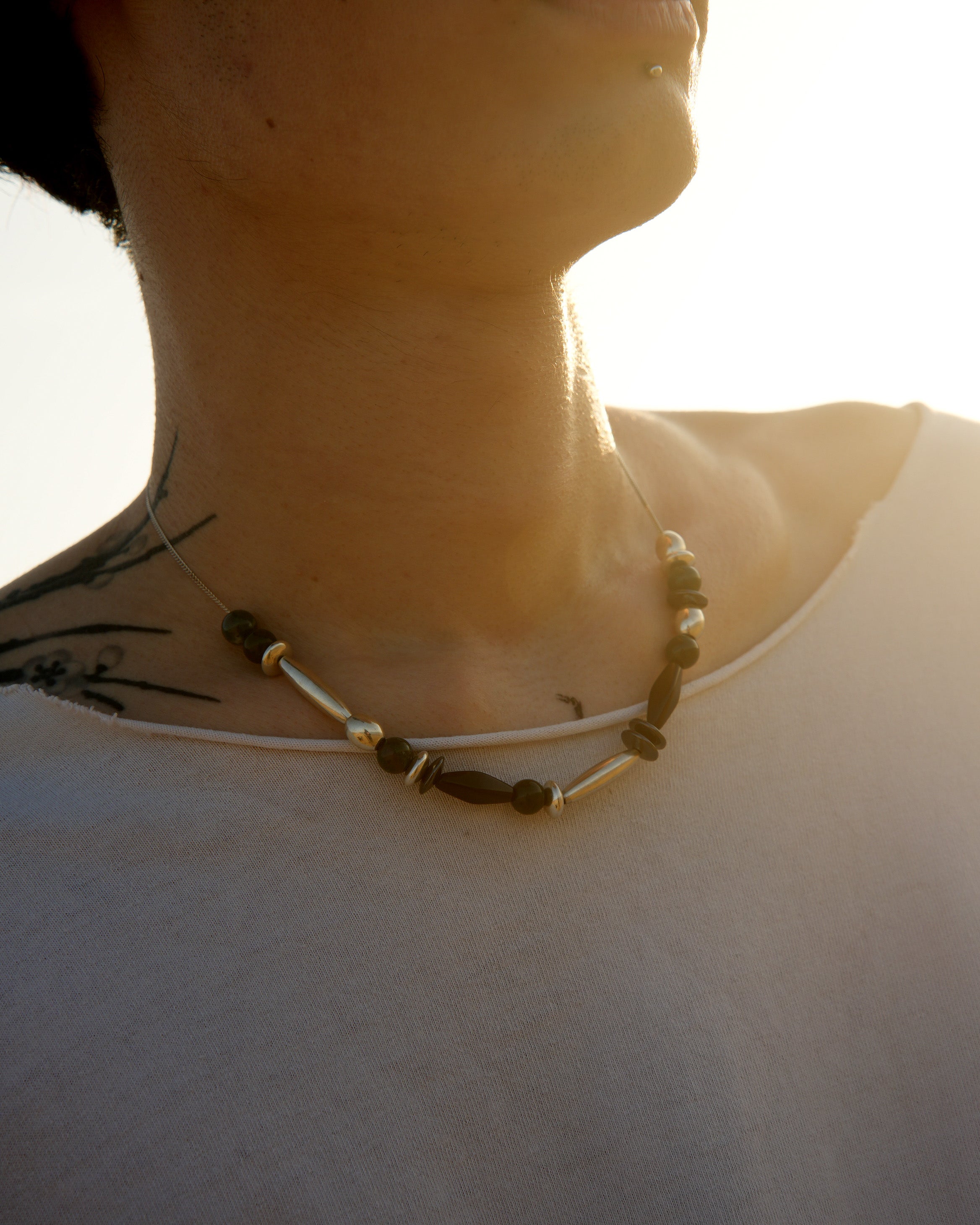 stone necklace 【受注品】
