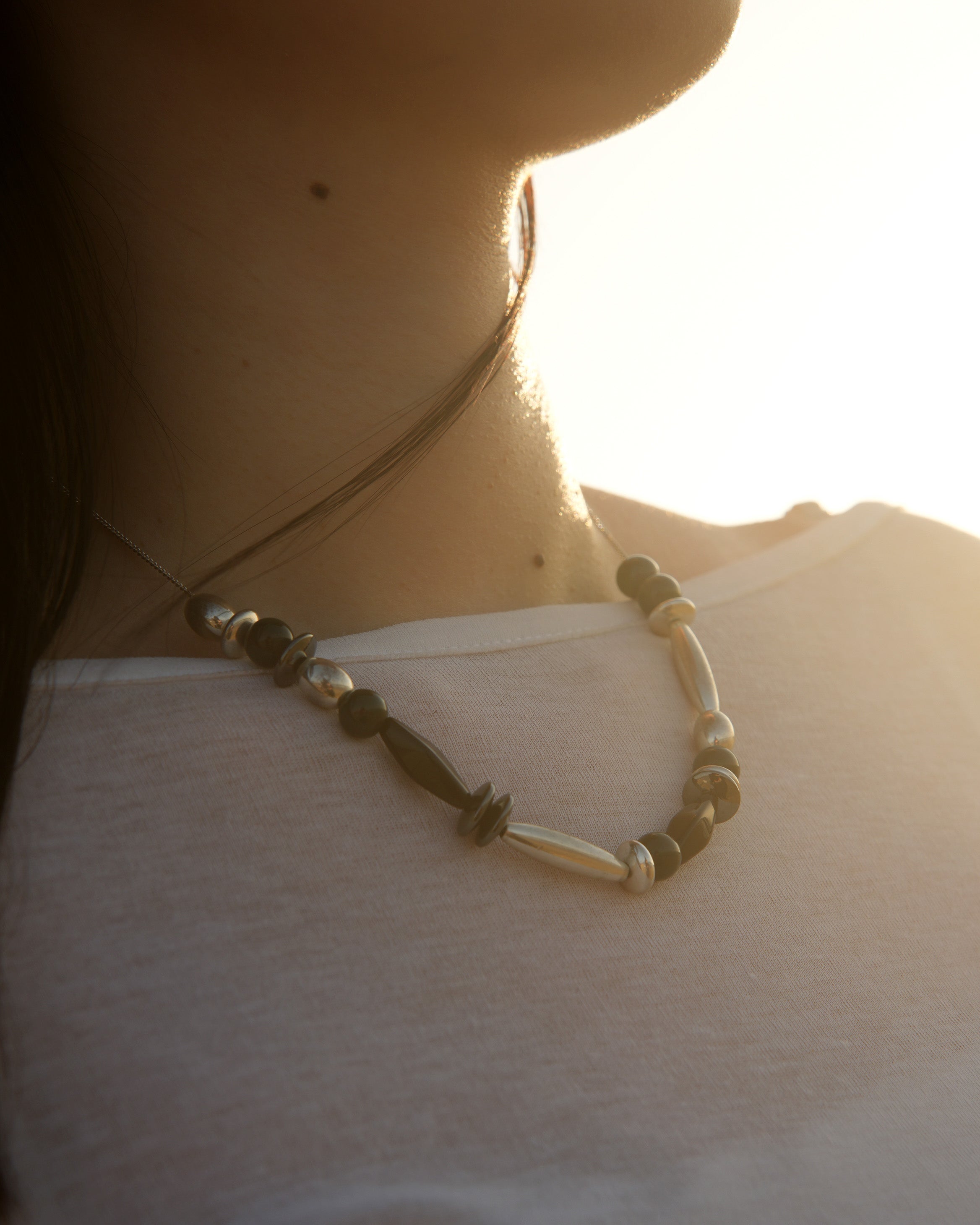 stone necklace 【受注品】