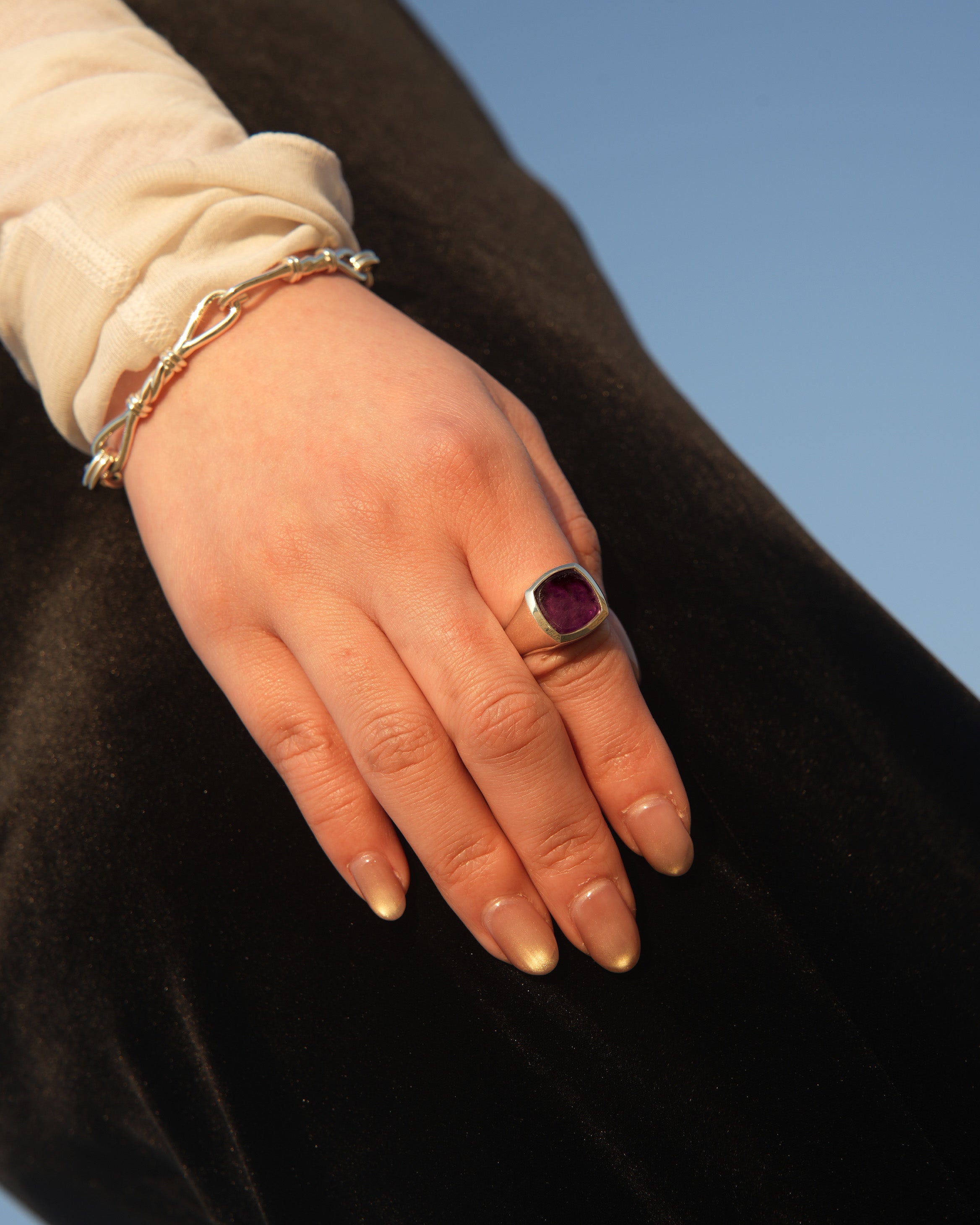 fluorite ring 【受注品】