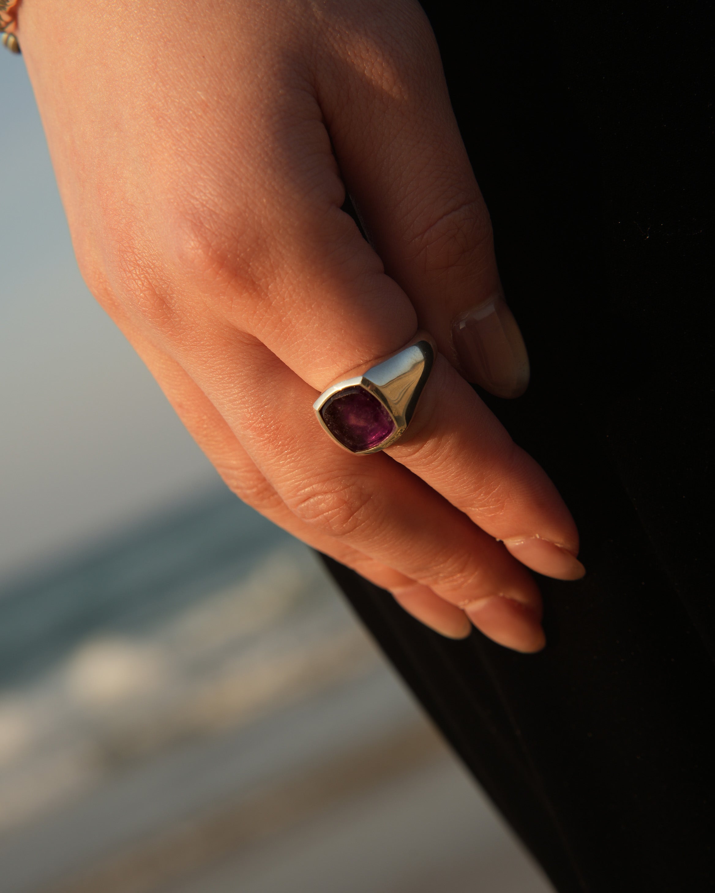 fluorite ring 【受注品】