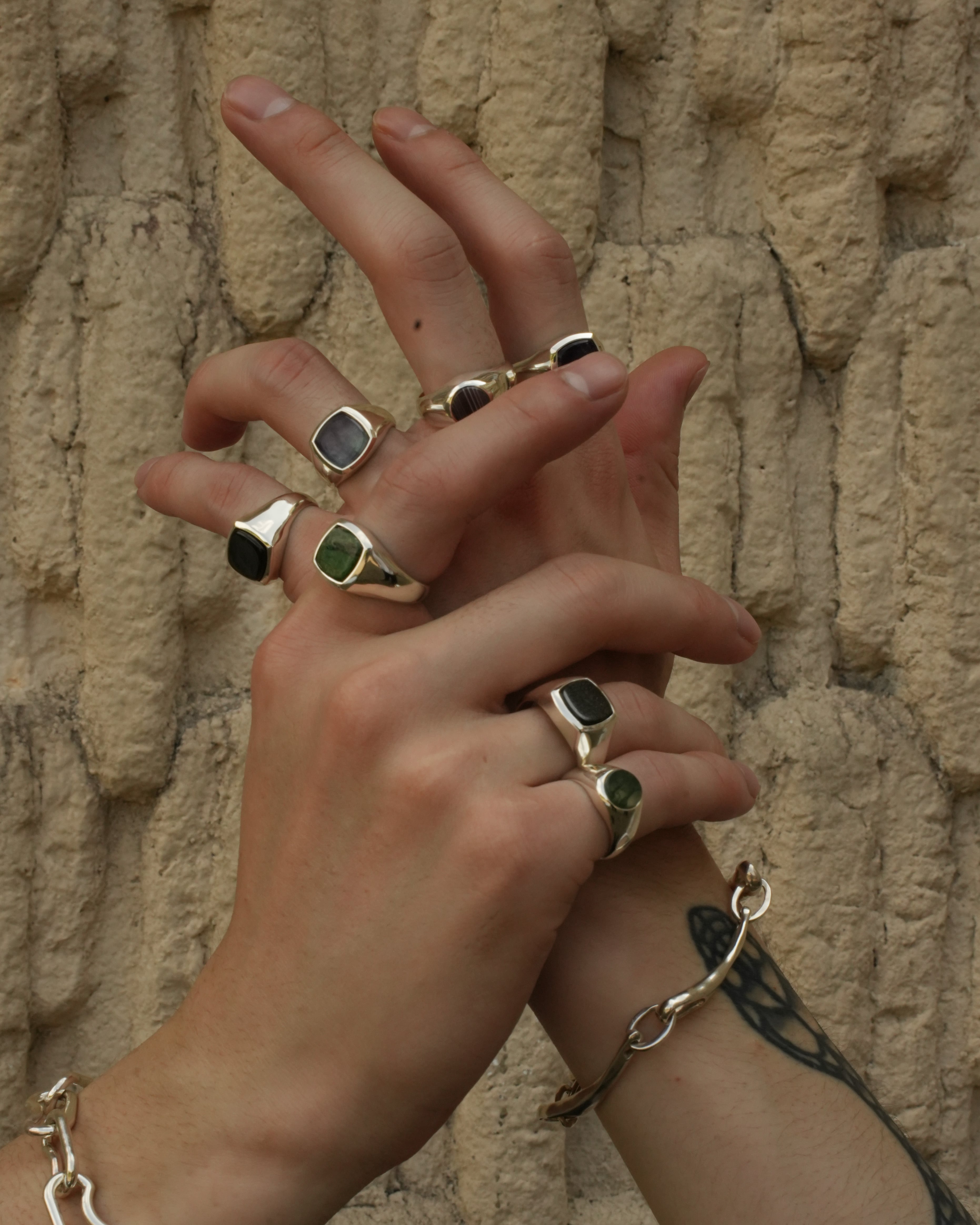 Hematite Stone Ring【受注品】