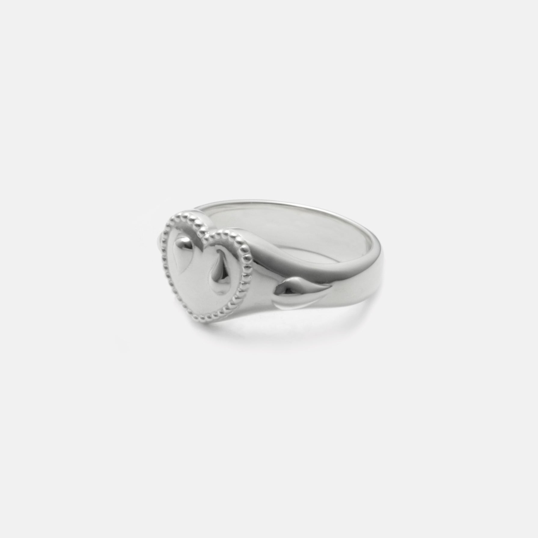 Heart & tears ring【受注品】