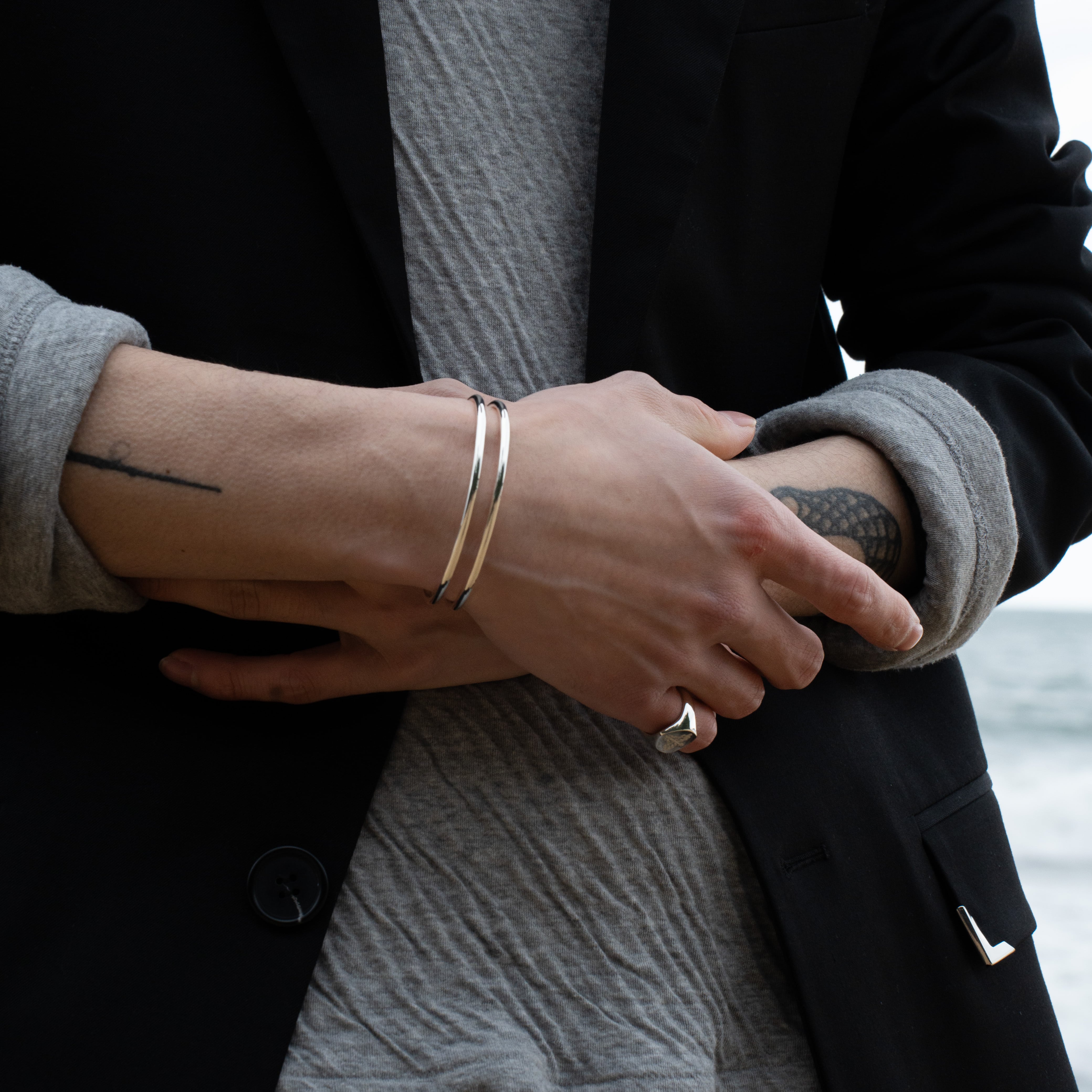 2line bangle【受注品】