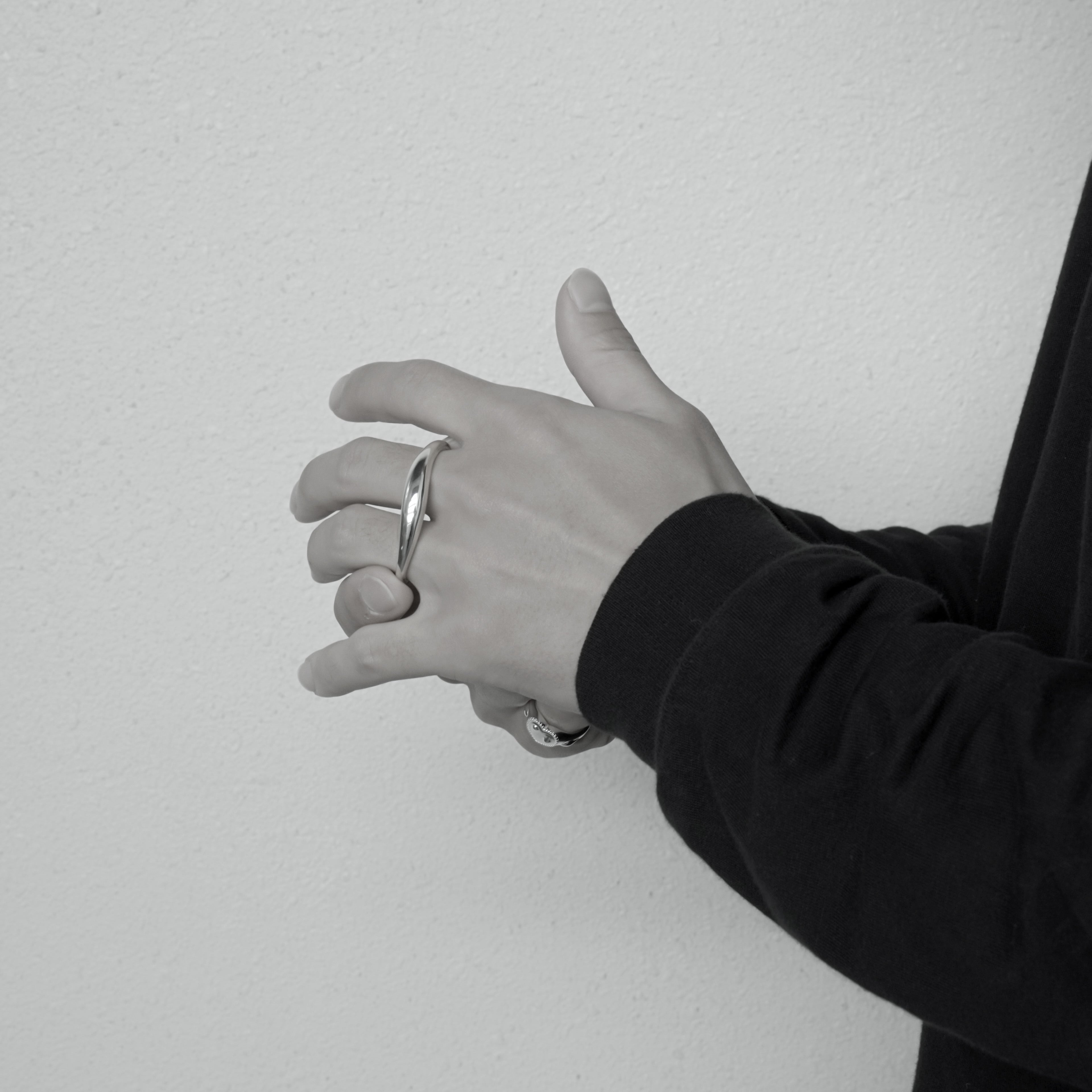 wave 2 finger ring【受注品】