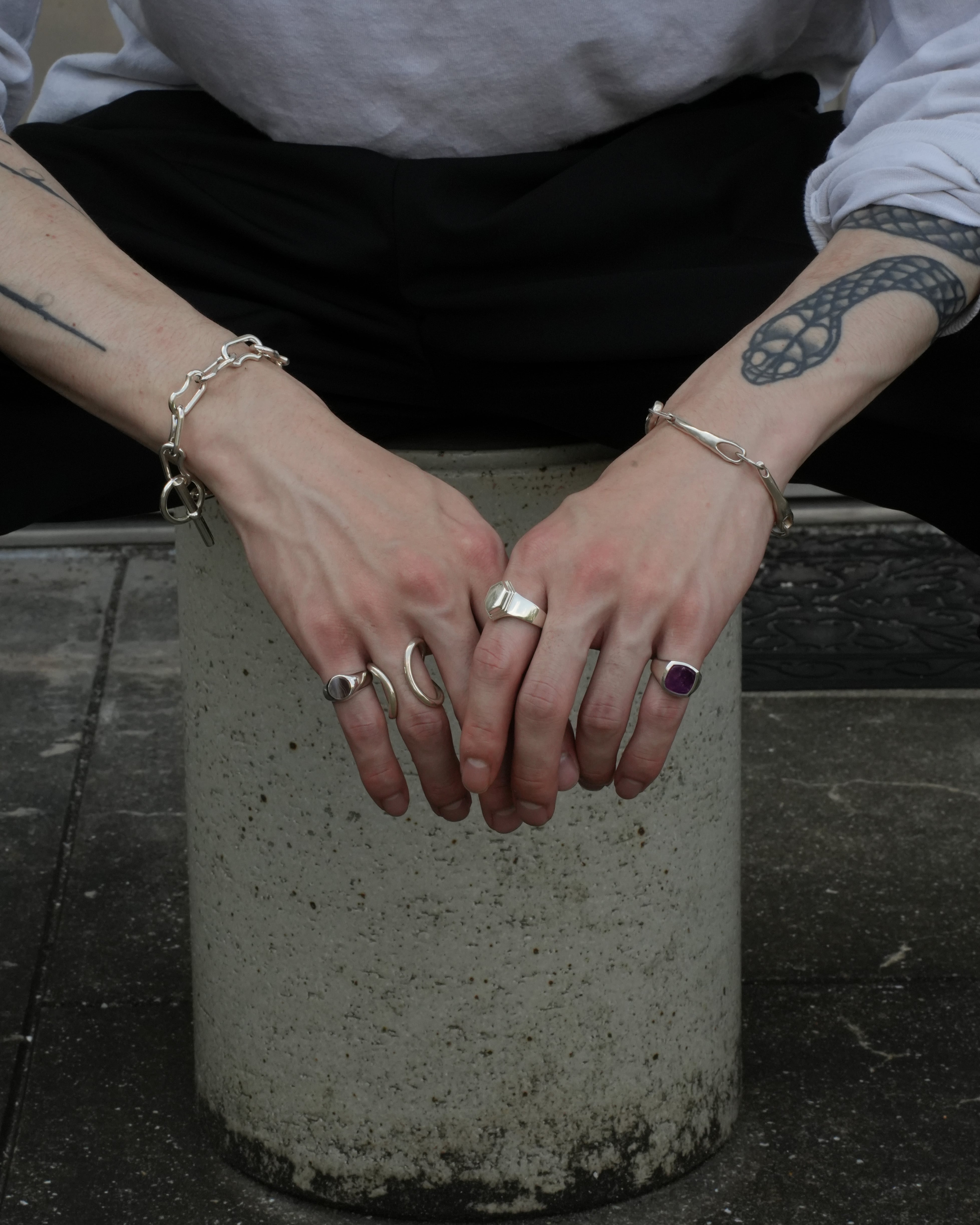 Moss Agate Ring【受注品】