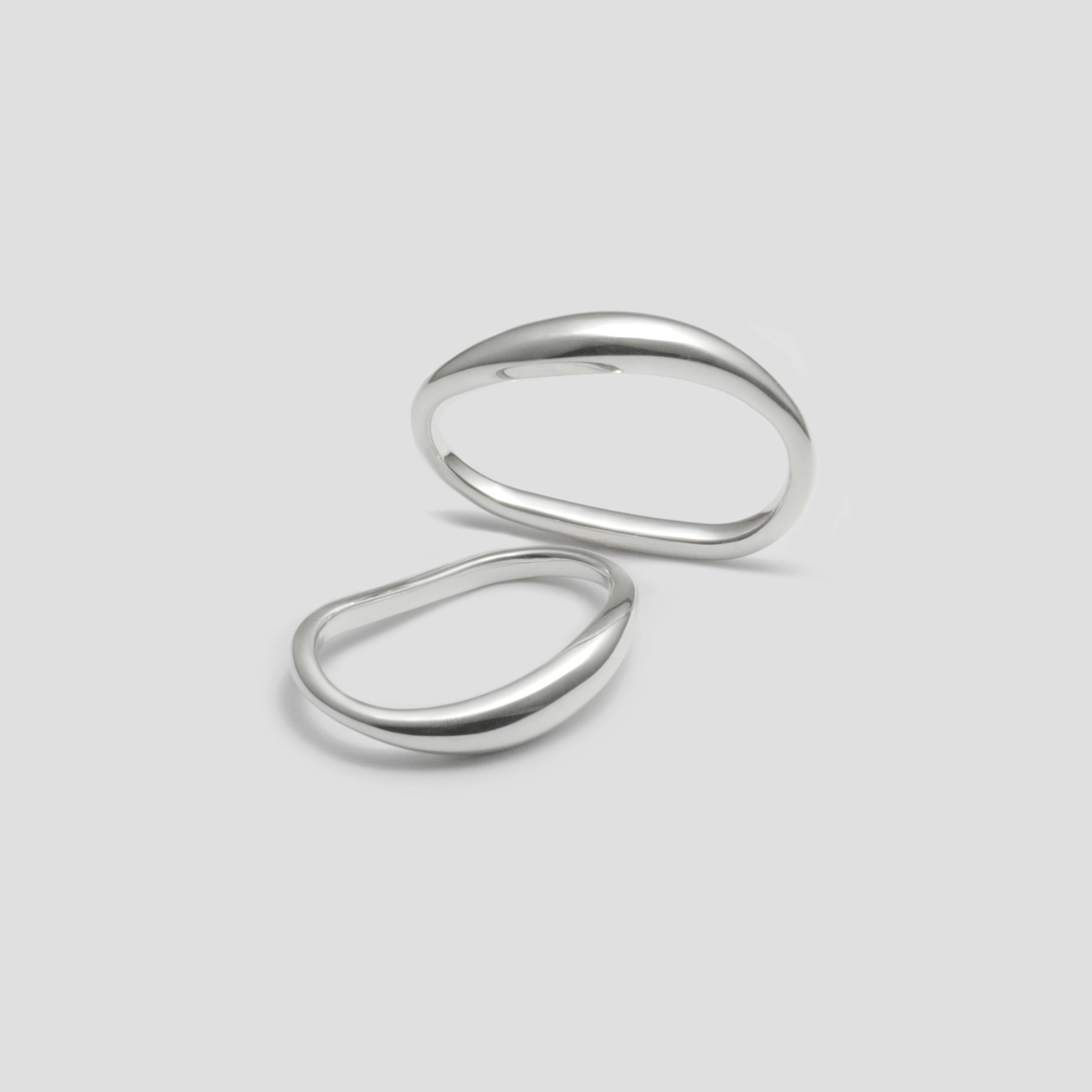 wave 2 finger ring【受注品】